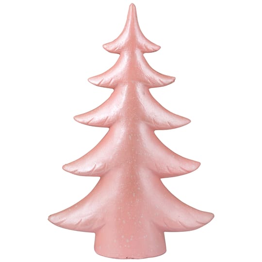 Northlight 10" Light Pink Snowy Shiny Christmas Tree Tabletop Decoration | Michaels®